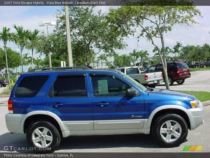 Vista Blue Metallic / Medium/Dark Flint 2007 Ford Escape Hybrid