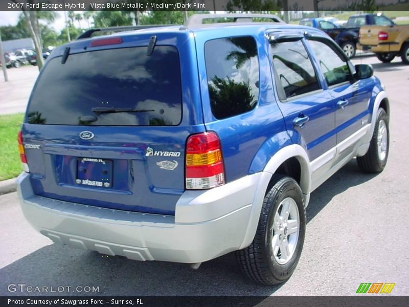 Vista Blue Metallic / Medium/Dark Flint 2007 Ford Escape Hybrid