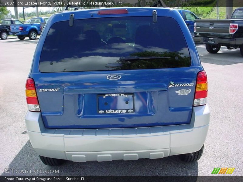 Vista Blue Metallic / Medium/Dark Flint 2007 Ford Escape Hybrid
