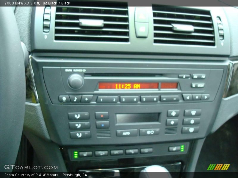 Jet Black / Black 2008 BMW X3 3.0si
