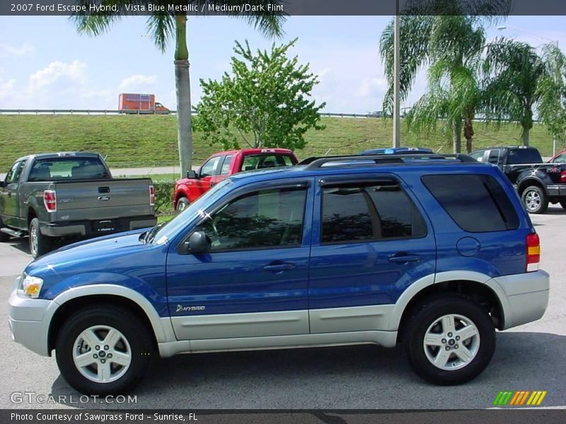 Vista Blue Metallic / Medium/Dark Flint 2007 Ford Escape Hybrid