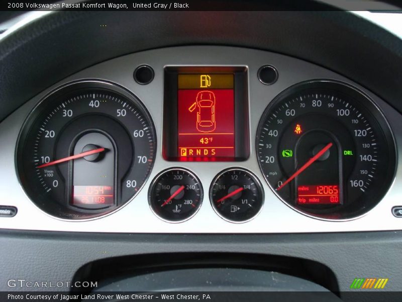 United Gray / Black 2008 Volkswagen Passat Komfort Wagon