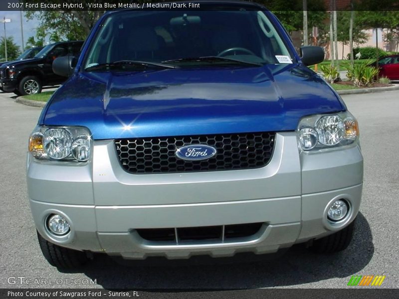 Vista Blue Metallic / Medium/Dark Flint 2007 Ford Escape Hybrid