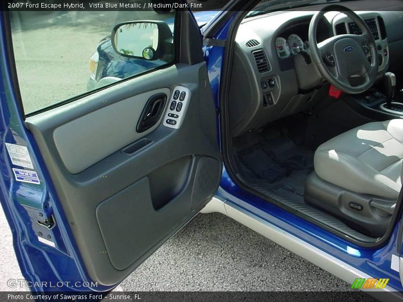 Vista Blue Metallic / Medium/Dark Flint 2007 Ford Escape Hybrid