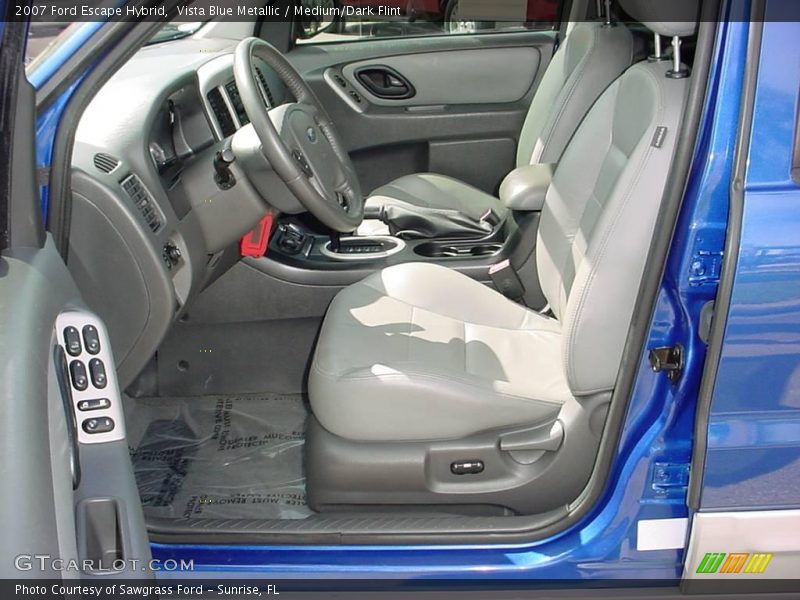 Vista Blue Metallic / Medium/Dark Flint 2007 Ford Escape Hybrid
