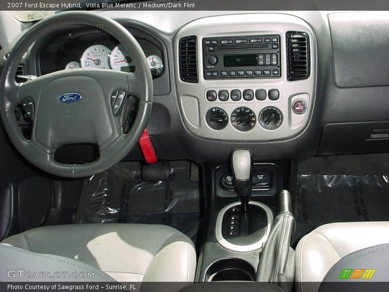 Vista Blue Metallic / Medium/Dark Flint 2007 Ford Escape Hybrid