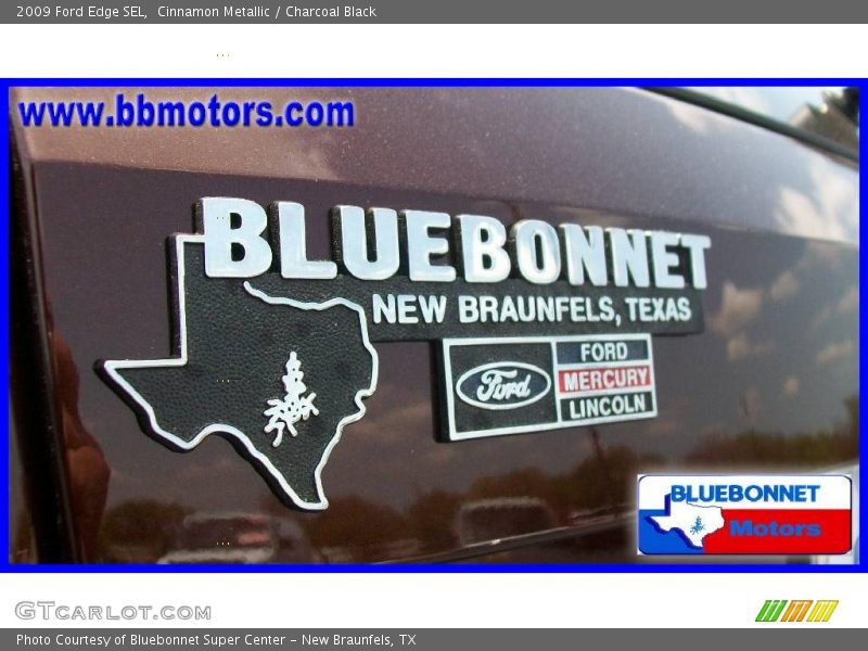 Cinnamon Metallic / Charcoal Black 2009 Ford Edge SEL