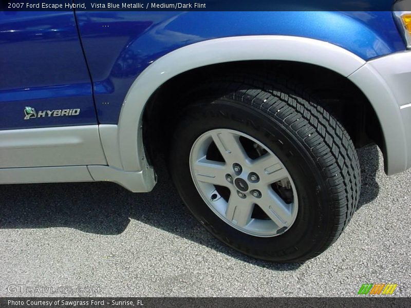 Vista Blue Metallic / Medium/Dark Flint 2007 Ford Escape Hybrid