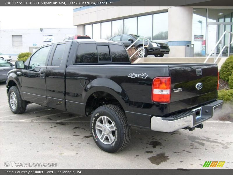Black / Medium/Dark Flint 2008 Ford F150 XLT SuperCab 4x4