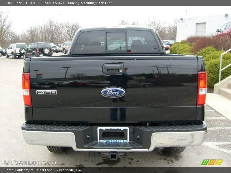 Black / Medium/Dark Flint 2008 Ford F150 XLT SuperCab 4x4