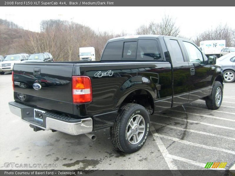 Black / Medium/Dark Flint 2008 Ford F150 XLT SuperCab 4x4