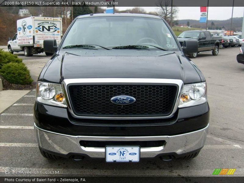 Black / Medium/Dark Flint 2008 Ford F150 XLT SuperCab 4x4