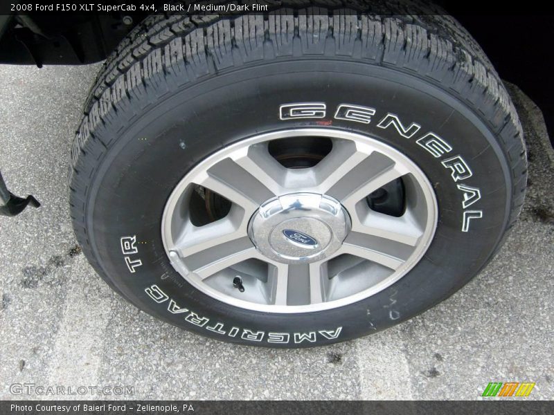 Black / Medium/Dark Flint 2008 Ford F150 XLT SuperCab 4x4