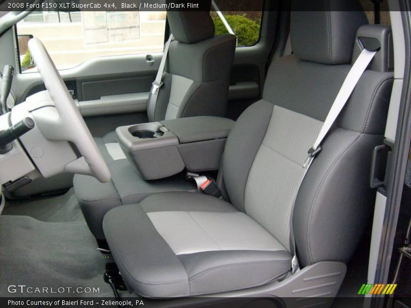Black / Medium/Dark Flint 2008 Ford F150 XLT SuperCab 4x4