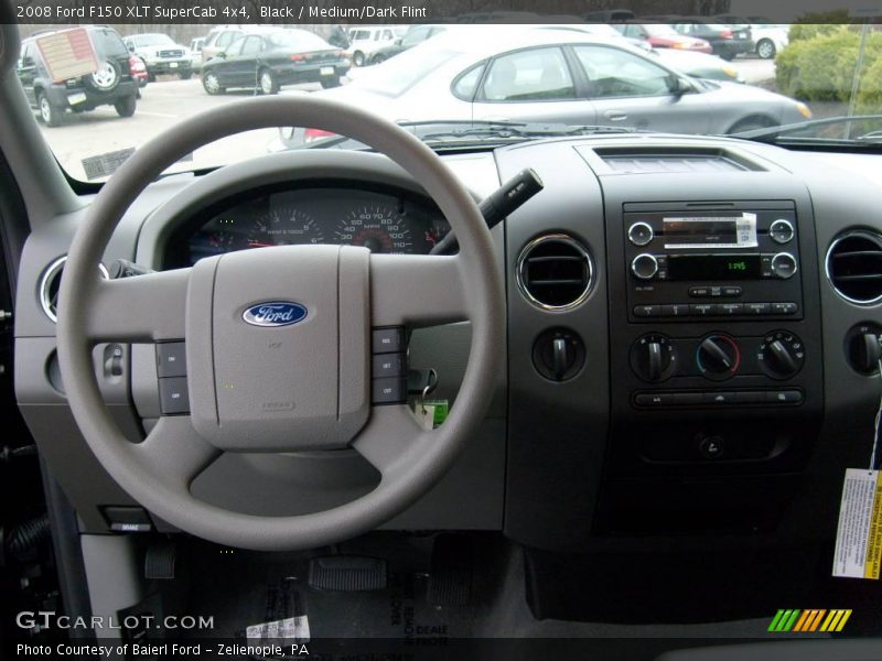 Black / Medium/Dark Flint 2008 Ford F150 XLT SuperCab 4x4