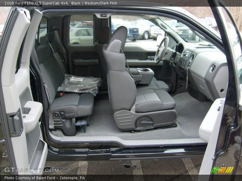 Black / Medium/Dark Flint 2008 Ford F150 XLT SuperCab 4x4