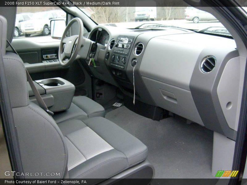 Black / Medium/Dark Flint 2008 Ford F150 XLT SuperCab 4x4