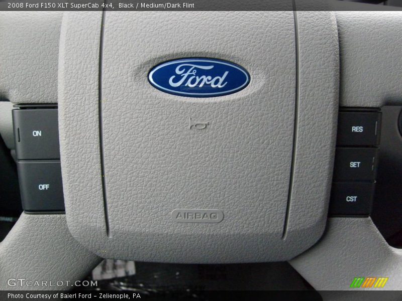 Black / Medium/Dark Flint 2008 Ford F150 XLT SuperCab 4x4