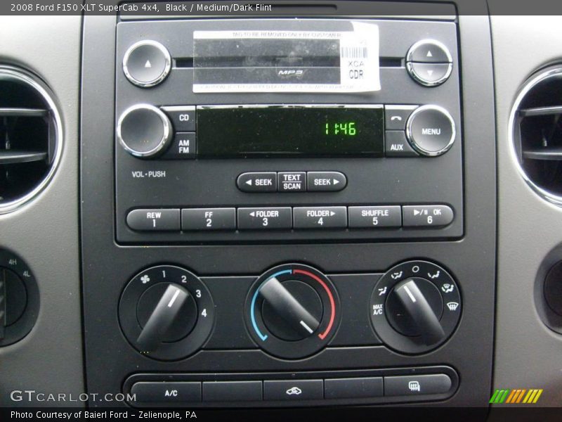 Black / Medium/Dark Flint 2008 Ford F150 XLT SuperCab 4x4