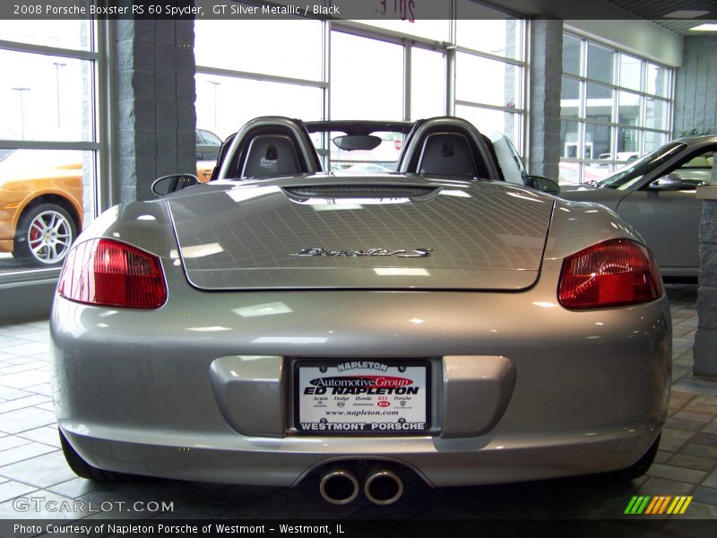 GT Silver Metallic / Black 2008 Porsche Boxster RS 60 Spyder