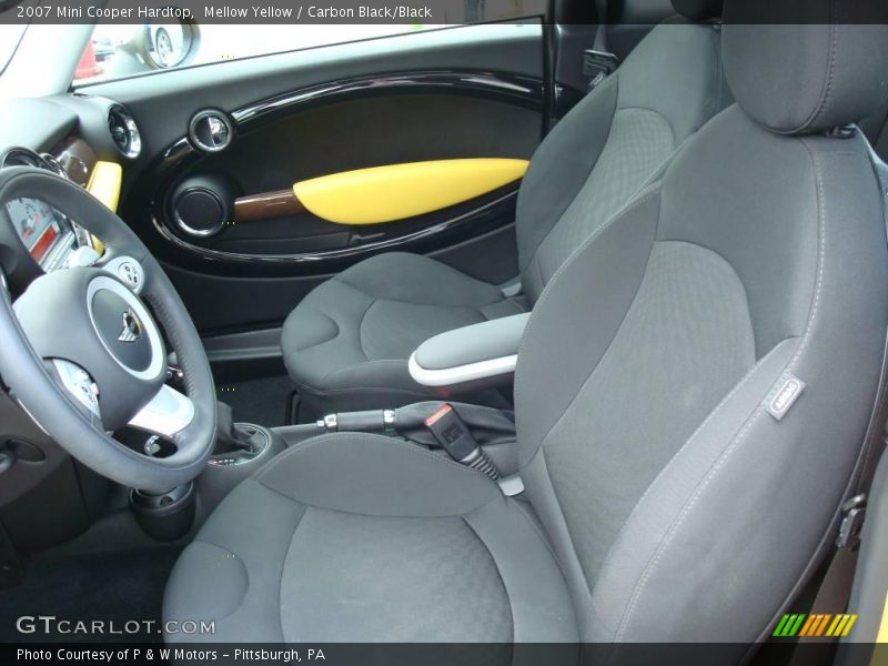 Mellow Yellow / Carbon Black/Black 2007 Mini Cooper Hardtop