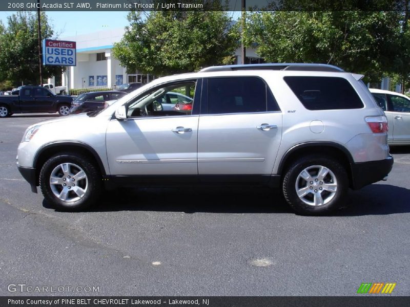 Platinum Ice Tricoat / Light Titanium 2008 GMC Acadia SLT AWD
