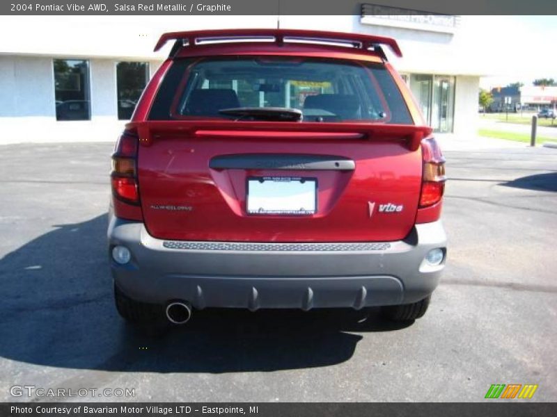 Salsa Red Metallic / Graphite 2004 Pontiac Vibe AWD