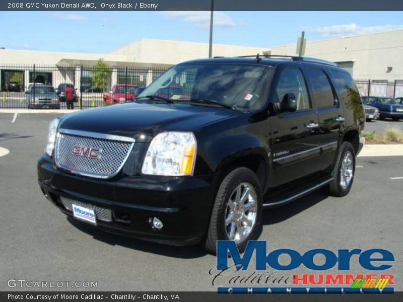 Onyx Black / Ebony 2008 GMC Yukon Denali AWD