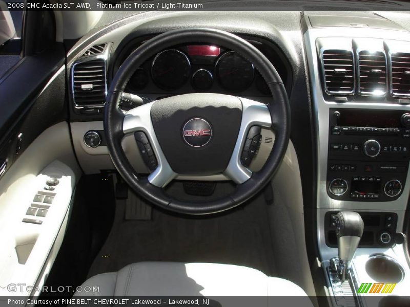 Platinum Ice Tricoat / Light Titanium 2008 GMC Acadia SLT AWD