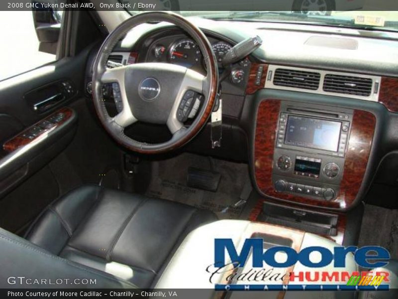 Onyx Black / Ebony 2008 GMC Yukon Denali AWD