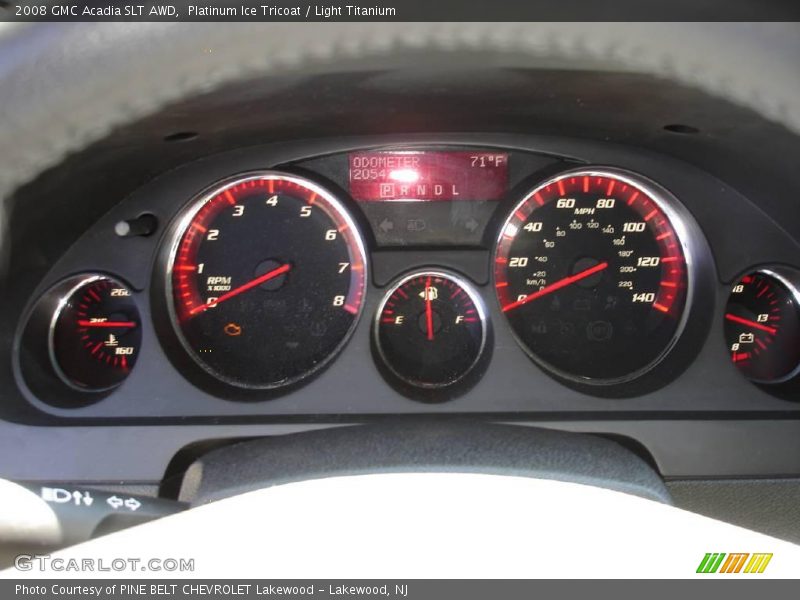 Platinum Ice Tricoat / Light Titanium 2008 GMC Acadia SLT AWD