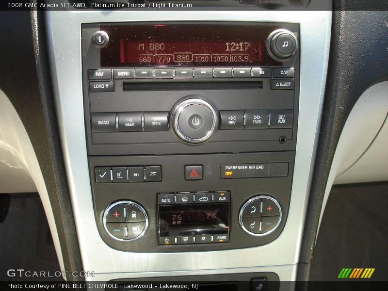 Platinum Ice Tricoat / Light Titanium 2008 GMC Acadia SLT AWD