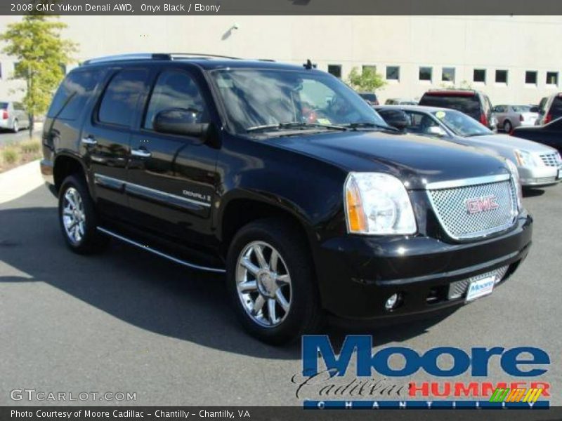Onyx Black / Ebony 2008 GMC Yukon Denali AWD