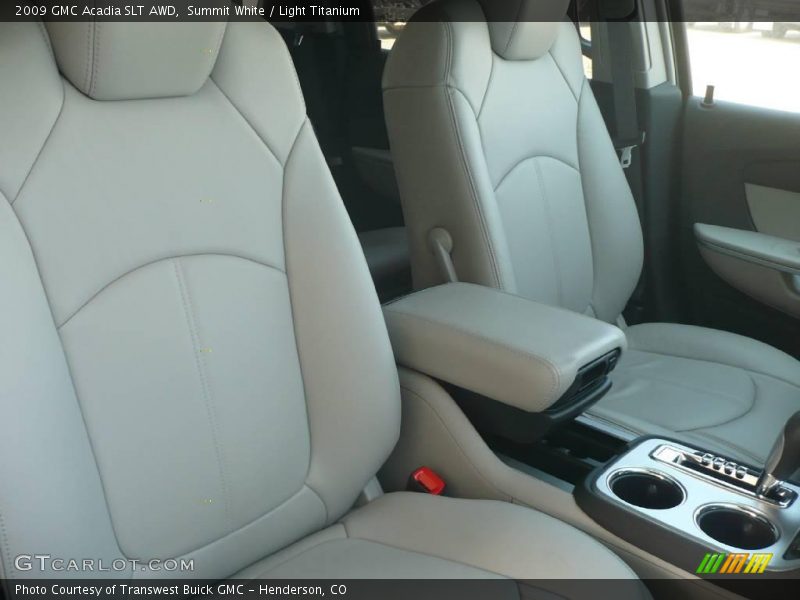 Summit White / Light Titanium 2009 GMC Acadia SLT AWD