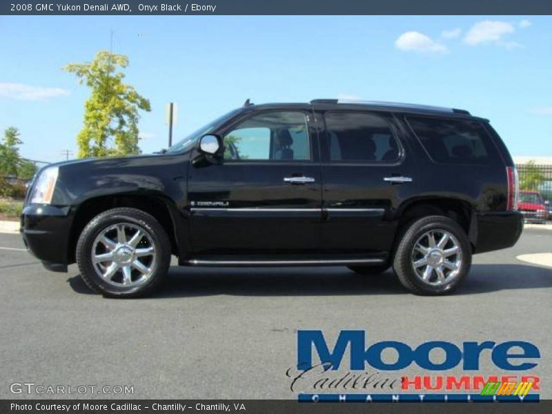 Onyx Black / Ebony 2008 GMC Yukon Denali AWD