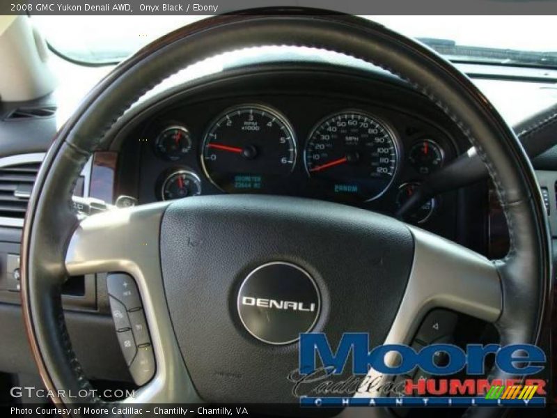 Onyx Black / Ebony 2008 GMC Yukon Denali AWD