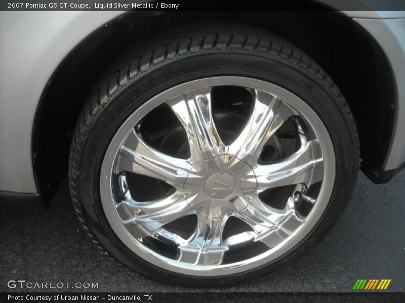 Liquid Silver Metallic / Ebony 2007 Pontiac G6 GT Coupe
