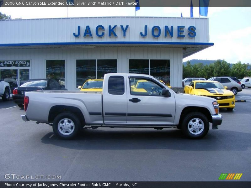 Silver Birch Metallic / Dark Pewter 2006 GMC Canyon SLE Extended Cab