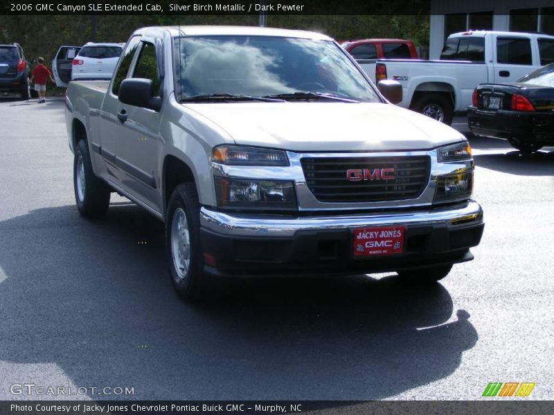 Silver Birch Metallic / Dark Pewter 2006 GMC Canyon SLE Extended Cab