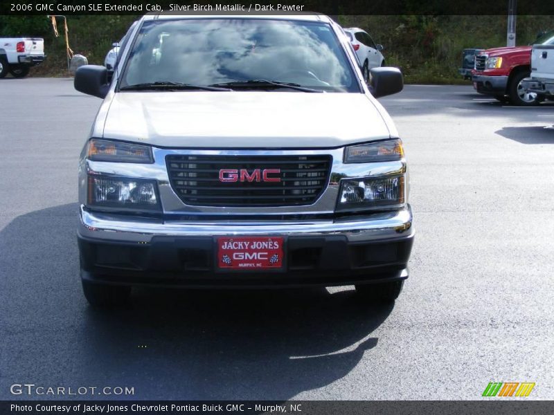 Silver Birch Metallic / Dark Pewter 2006 GMC Canyon SLE Extended Cab