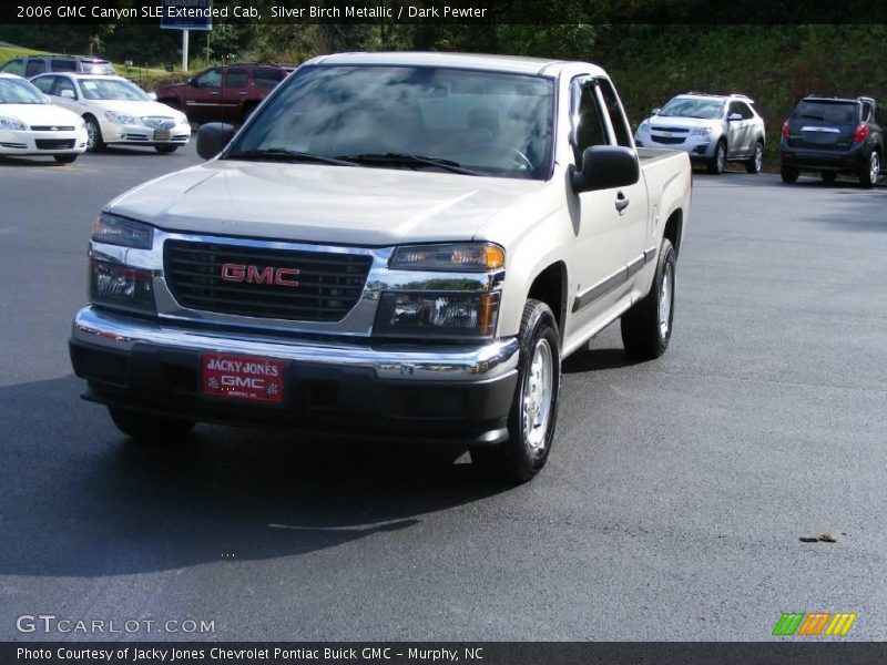 Silver Birch Metallic / Dark Pewter 2006 GMC Canyon SLE Extended Cab