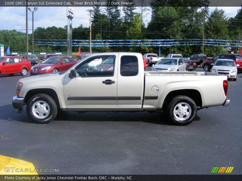 Silver Birch Metallic / Dark Pewter 2006 GMC Canyon SLE Extended Cab