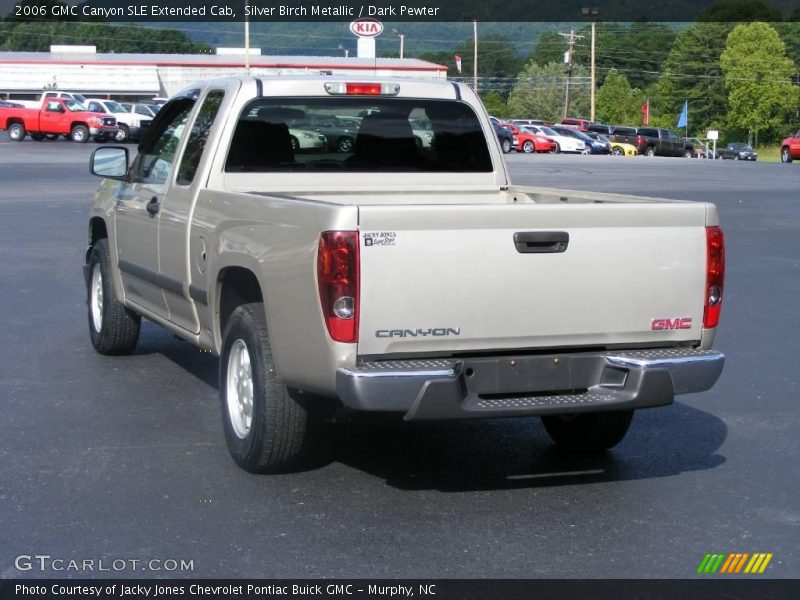 Silver Birch Metallic / Dark Pewter 2006 GMC Canyon SLE Extended Cab