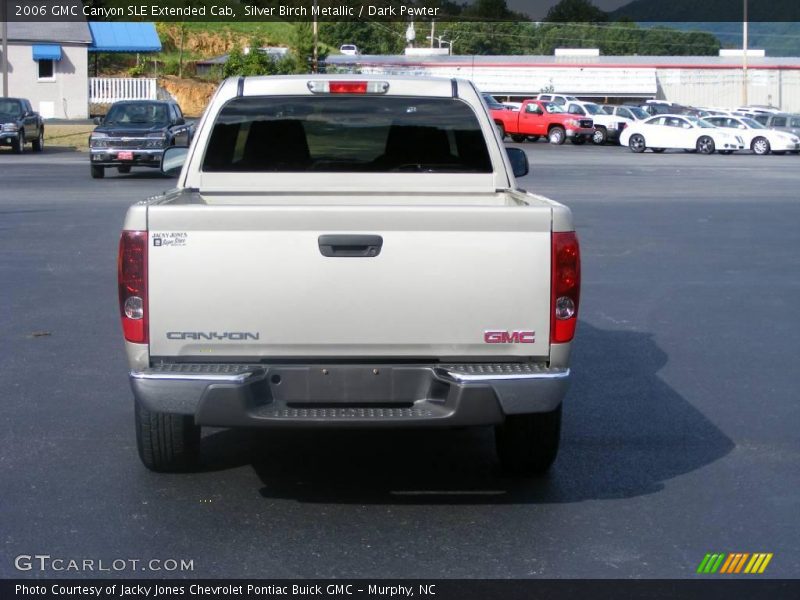 Silver Birch Metallic / Dark Pewter 2006 GMC Canyon SLE Extended Cab