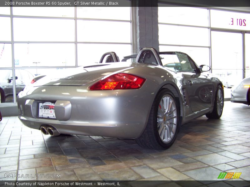 GT Silver Metallic / Black 2008 Porsche Boxster RS 60 Spyder