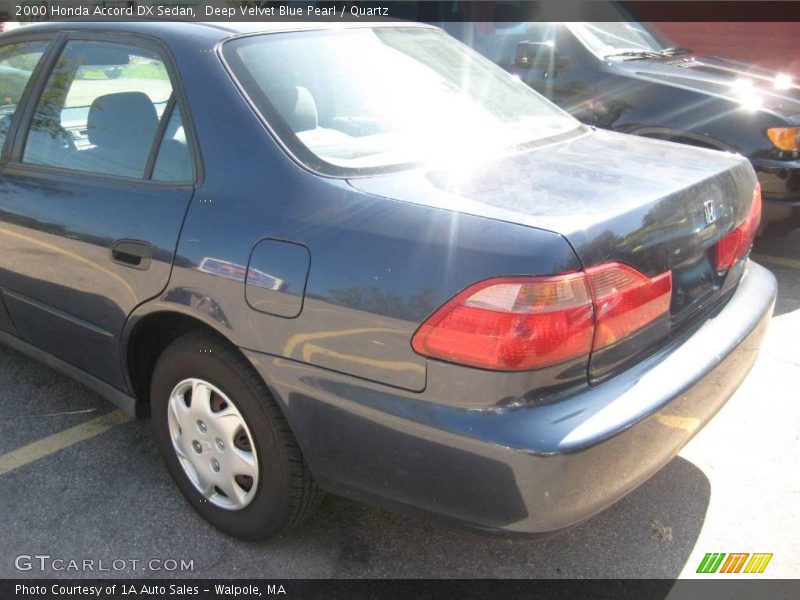 Deep Velvet Blue Pearl / Quartz 2000 Honda Accord DX Sedan