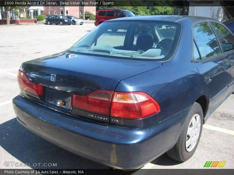 Deep Velvet Blue Pearl / Quartz 2000 Honda Accord DX Sedan