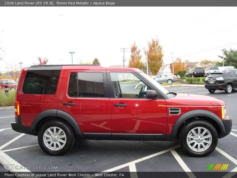 Rimini Red Metallic / Alpaca Beige 2008 Land Rover LR3 V8 SE