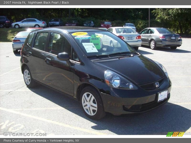 Nighthawk Black Pearl / Black 2007 Honda Fit