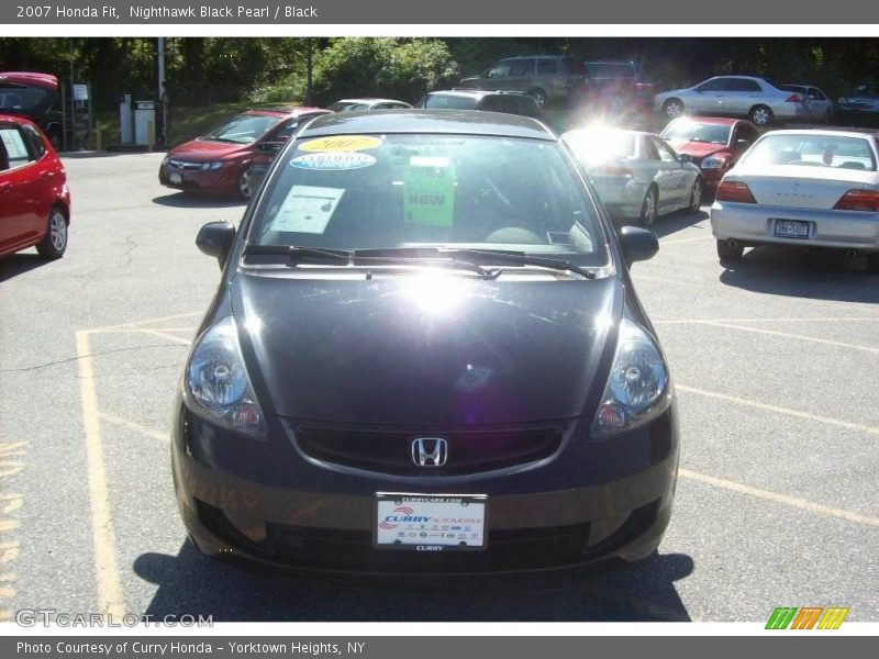 Nighthawk Black Pearl / Black 2007 Honda Fit
